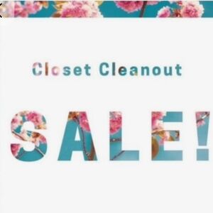 Closet Cleanout Sale